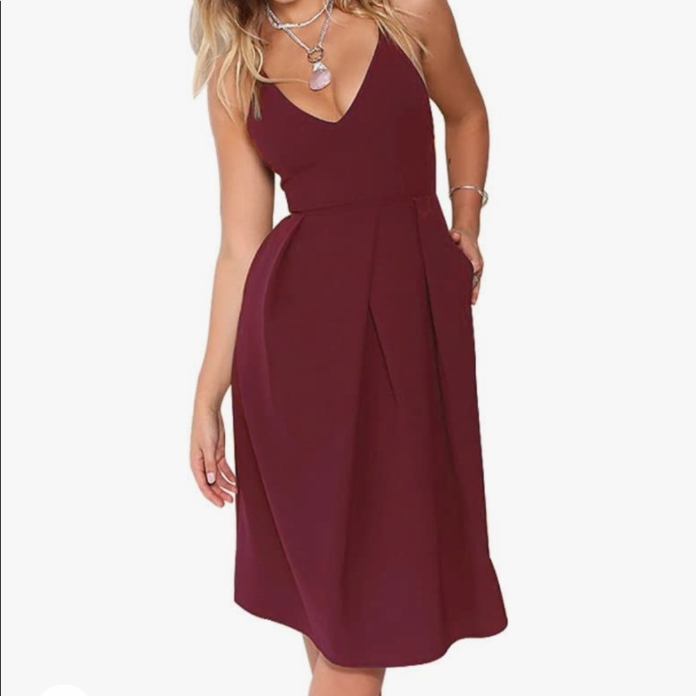Midi dress with pockets formal